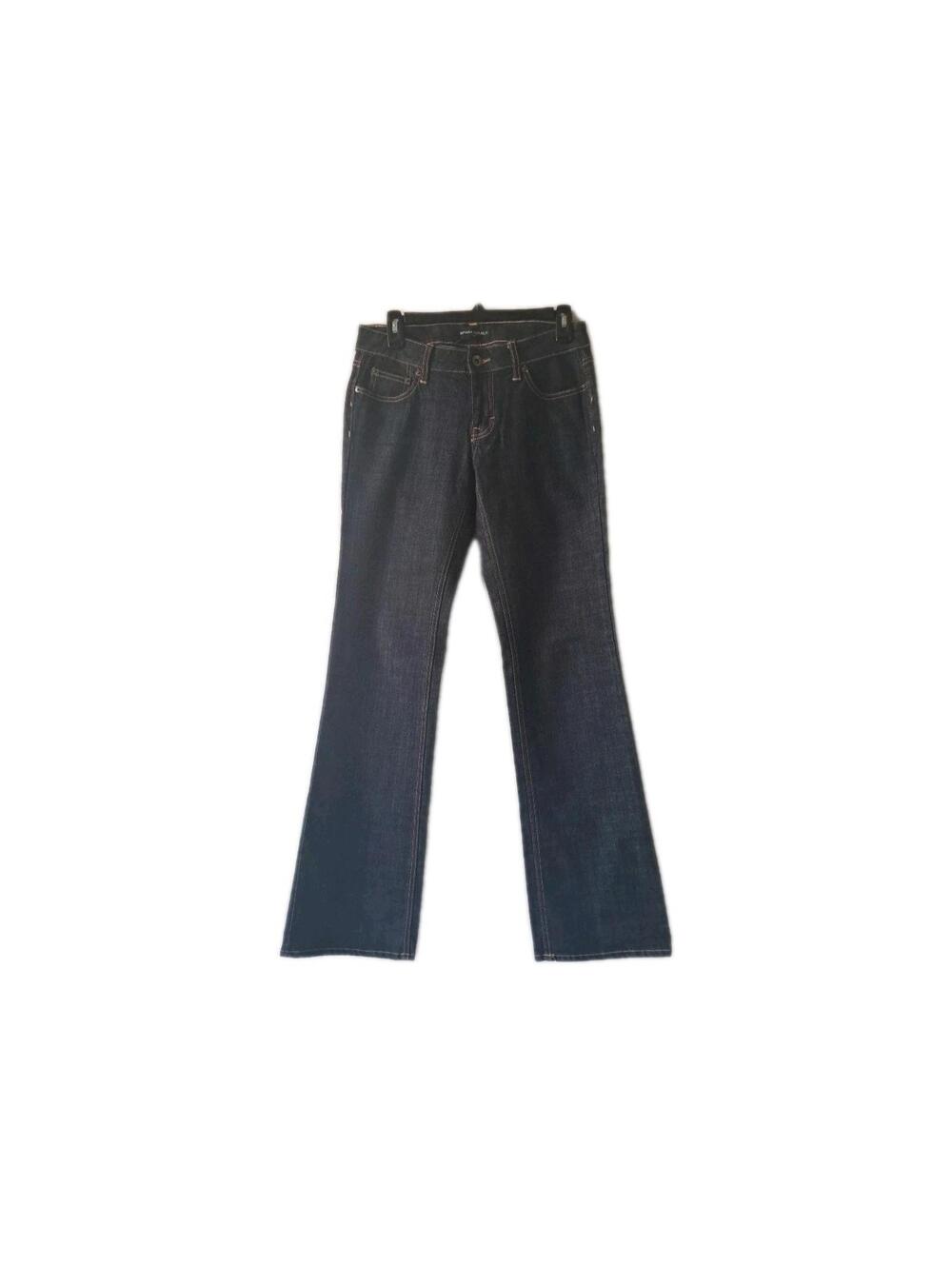 Banana Republic Relaxed Boot Cut Jeans Women's Size 2 Dark Wash Low Rise